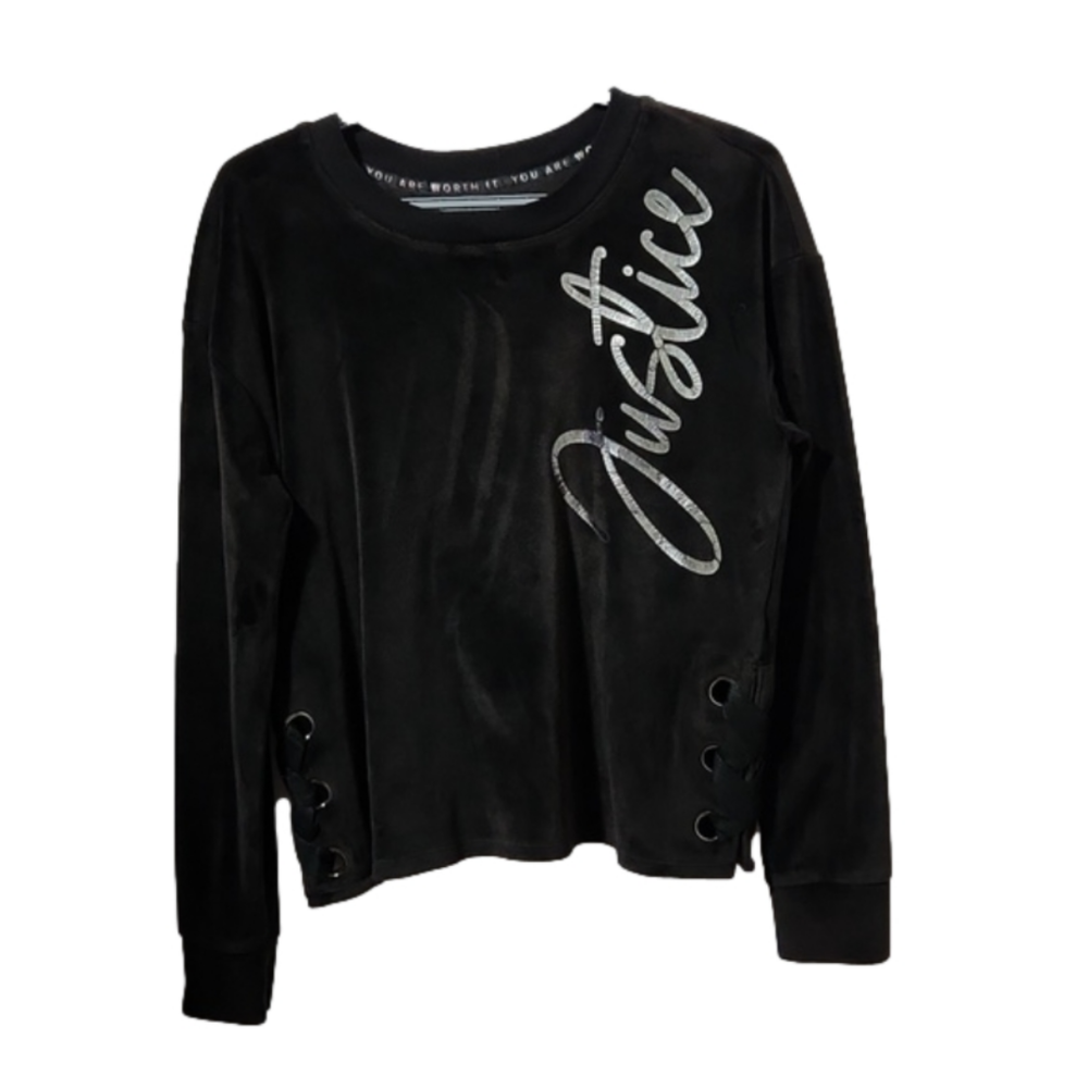 CX velvet justice sweater